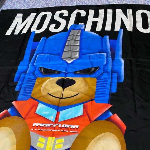 Moschino Accessories - Moschino x Jeremy Scott Optimus Prime Silk Scarf